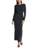 Donna Morgan Donna Morgan Boat Neck Long Sleeve Dress - 1