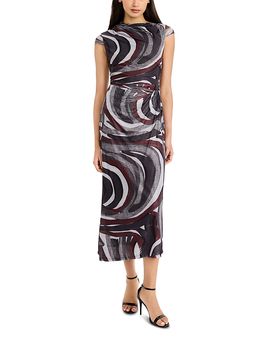 Donna Morgan Donna Morgan Draped Cap Sleeve Dress