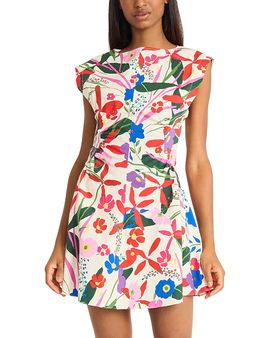 Donna Morgan Donna Morgan Extended Shoulder Mini Dress