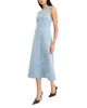 Donna Morgan Donna Morgan Faux Suede Sleeveless Midi Dress - 4