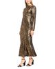 Donna Morgan Donna Morgan Printed Long Sleeve Midi Dress - 4