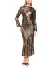 Donna Morgan Donna Morgan Printed Long Sleeve Midi Dress - 5