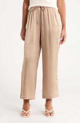 DONNI. DONNI. Silk Stripe Crop Pants
