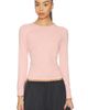 DONNI. DONNI. The Baby Rib Scallop Long Sleeve - 1