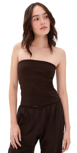 DONNI. DONNI. The Baby Rib Tube Top Espresso