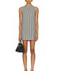 DONNI. DONNI. The Cotton Gingham Boatneck Dress - 1