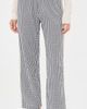 DONNI. DONNI. The Cotton Gingham Stripe Crop Pants Jet - 2