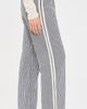 DONNI. DONNI. The Cotton Gingham Stripe Crop Pants Jet - 4