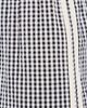 DONNI. DONNI. The Cotton Gingham Stripe Crop Pants Jet - 6