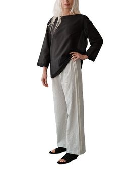 Donni Donni The Cotton Gingham Stripe Pants