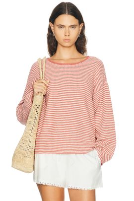 DONNI. DONNI. The Cotton Knit Stripe Sweater