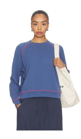 DONNI. DONNI. The Eco-terry Contrast Stitch Sweatshirt