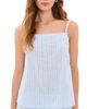 DONNI. DONNI. The Eyelet Pop Shell Camisole Cloud - 1