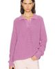 DONNI. DONNI. The Heavy Cotton Knit Polo Sweater - 1