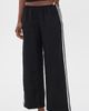 DONNI. DONNI. The Linen Crop Racer Stripe Pants Jet - 3