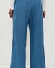 DONNI. DONNI. The Linen Crop Racer Stripe Pants Lapis - 3