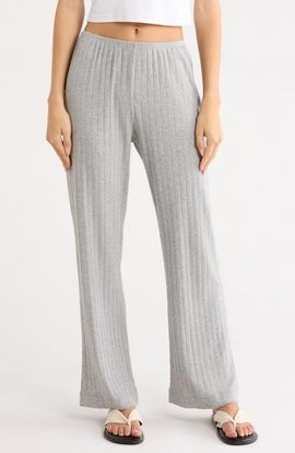 DONNI. DONNI. The Pointelle Simple Organic Cotton Crop Pants