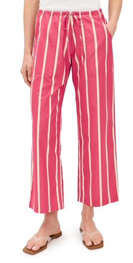 DONNI. DONNI. The Pop Stripe Drawstring Pants Raspberry