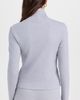 DONNI. DONNI. The Rib Turtleneck Heather Grey S - 3