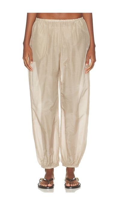 DONNI. DONNI. The Silk Cotton Sheer Balloon Pant
