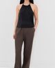 DONNI. DONNI. The Silk Halter Top Jet - 5