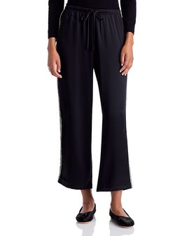 Donni. Donni The Silk Lace Crop Pants