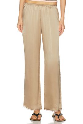 DONNI. DONNI. The Silk Lace Simple Pant