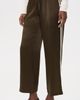 DONNI. DONNI. The Silk Stripe Crop Pants Espresso - 2