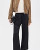 DONNI. DONNI. The Silk Stripe Crop Pants Jet - 5