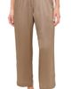 DONNI. DONNI. The Silk Stripe Crop Pants Shitake/Creme - 1