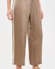 DONNI. DONNI. The Silk Stripe Crop Pants Shitake/Creme - 2