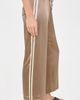 DONNI. DONNI. The Silk Stripe Crop Pants Shitake/Creme - 4