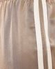 DONNI. DONNI. The Silk Stripe Crop Pants Shitake/Creme - 6