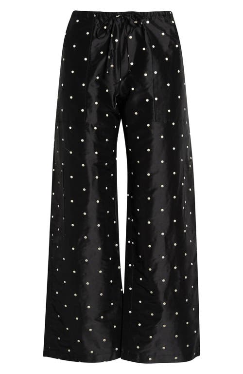 DONNI. DONNI. The Silk Taffeta Drawstring Cargo Pants