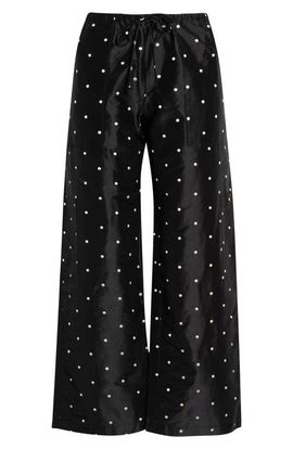 DONNI. DONNI. The Silk Taffeta Drawstring Cargo Pants