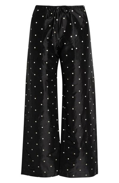 DONNI. DONNI. The Silk Taffeta Drawstring Cargo Pants