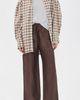 DONNI. DONNI. The Silk Taffeta Drawstring Cargo Pants Espresso - 5