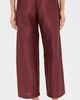 DONNI. DONNI. The Silk Taffeta Drawstring Cargo Pants Oxblood - 3