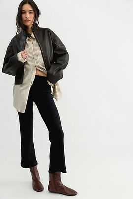 DONNI. DONNI. The Sweater Rib Kick Flare Pants
