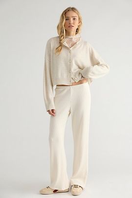 DONNI. DONNI. The Sweater Rib Simple Pants