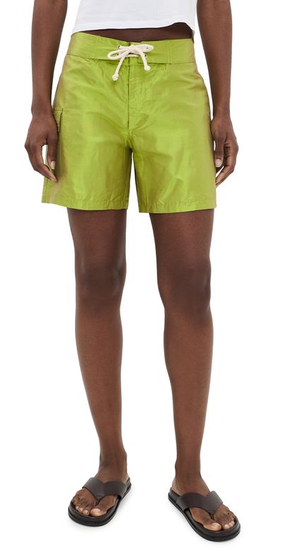 DONNI. DONNI. The Taffeta Board Shorts Pistachio