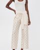 DONNI. DONNI. The Taffeta Drawstring Cargo Pants Creme With Walnut - 5