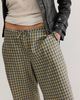 DONNI. DONNI. The Tencel Plaid Tie Pants - 3