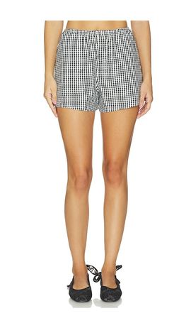 DONNI. DONNI. x REVOLVE The Cotton Gingham Stripe Tap Short