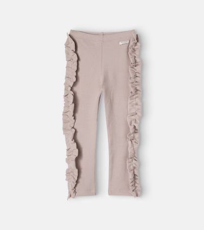Donsje Donsje Audun ruffled cotton-blend leggings