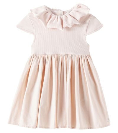 Donsje Donsje Baby Brielle ruffled cotton-blend dress