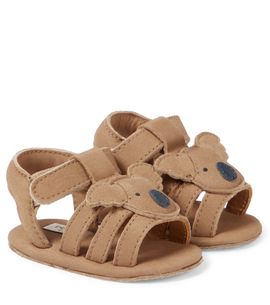 Donsje Donsje Baby Diedan Koala leather sandals