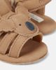Donsje Donsje Baby Diedan Koala leather sandals - 4