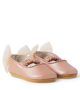Donsje Donsje Baby Luyax metallic leather ballet flats