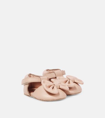 Donsje Donsje Baby Meau bow-detail leather sandals